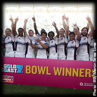 Australia Gold Coast 7s 2014 USA Bowl Winners